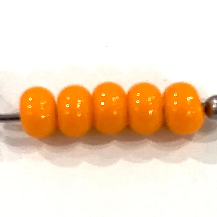 Preciosa Seed Beads 80 RocaillesRound Hole 20 gr 93110 Opaque Orange Peppy Beads Rings Preciosa Seed Beads 80 RocaillesRound Hole 20 gr 93110 Opaque Orange Peppy Beads Rings