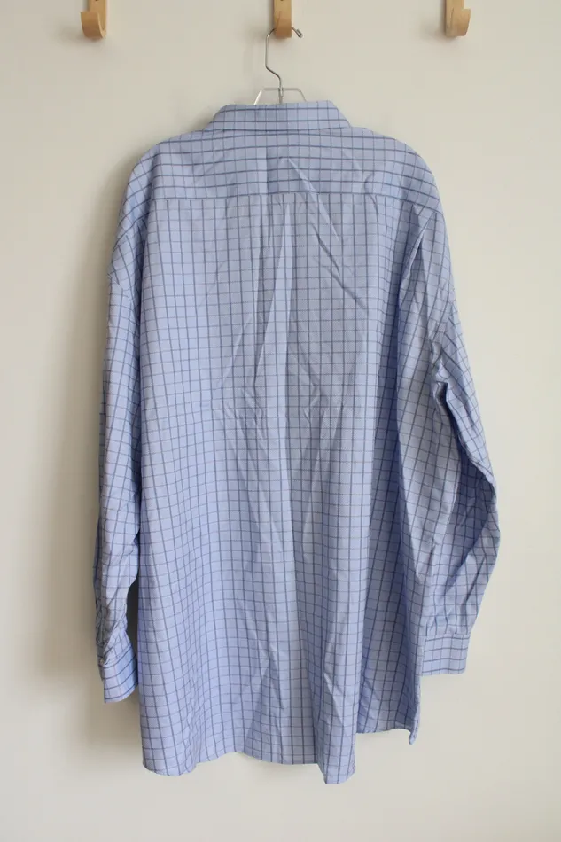 Pronto Uomo Classic Fit Blue Plaid Button Down Shirt 20 Tall Pronto Uomo Rings Pronto Uomo Classic Fit Blue Plaid Button Down Shirt 20 Tall Pronto Uomo Rings