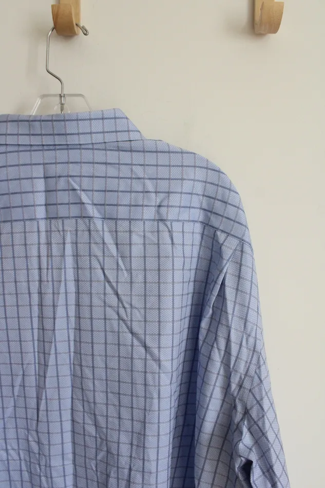 Pronto Uomo Classic Fit Blue Plaid Button Down Shirt 20 Tall Pronto Uomo Rings Pronto Uomo Classic Fit Blue Plaid Button Down Shirt 20 Tall Pronto Uomo Rings