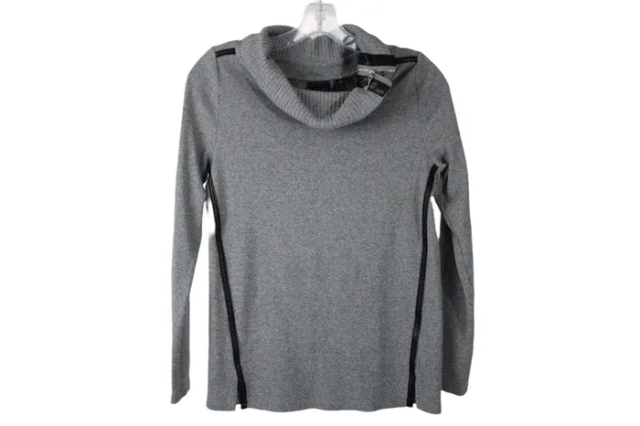 Rafaella Earrings Rafaella Gray Knit Sweater S