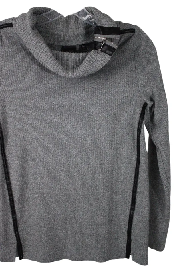 Rafaella Earrings Rafaella Gray Knit Sweater S