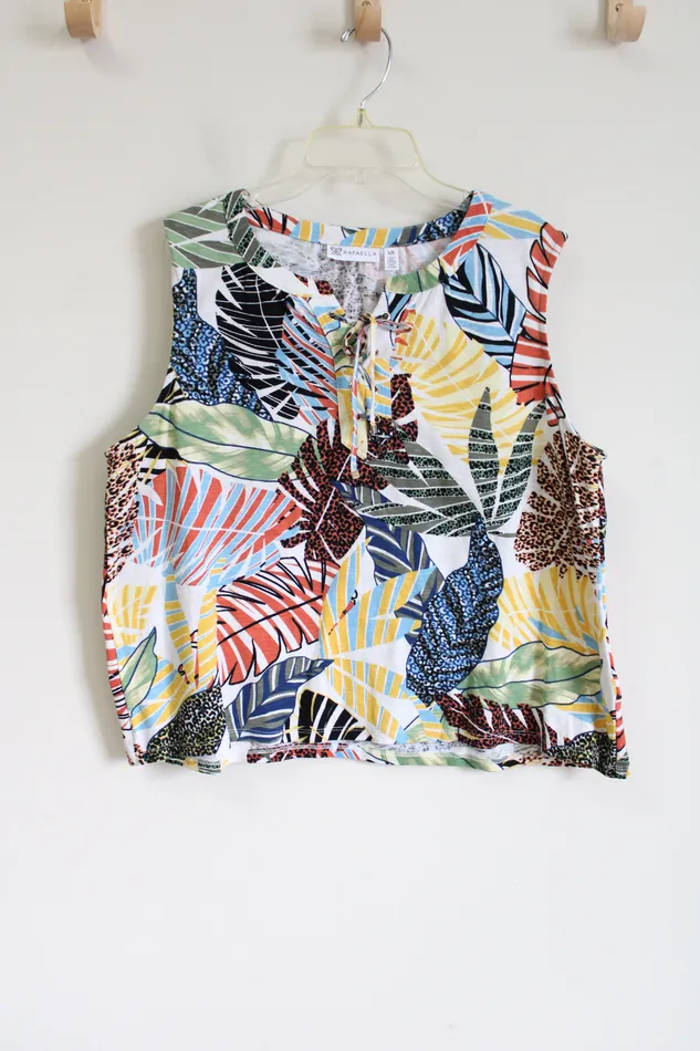 Rafaella Earrings Rafaella Tropical Cotton Tank L