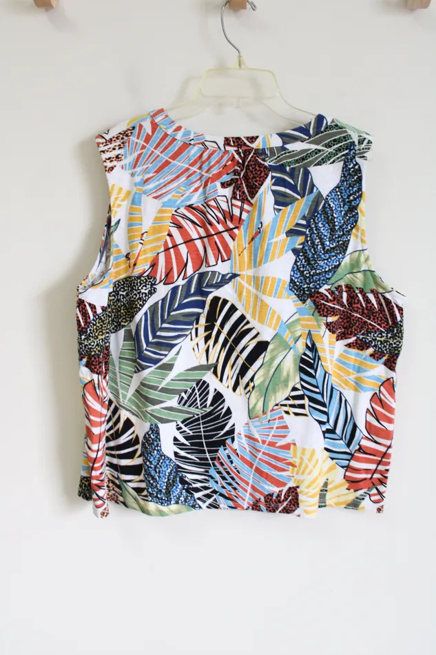 Rafaella Earrings Rafaella Tropical Cotton Tank L