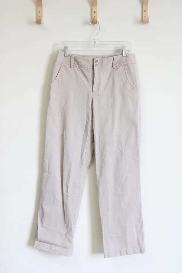Rafaella Tan Khaki Pant 8 Rafaella Earrings
