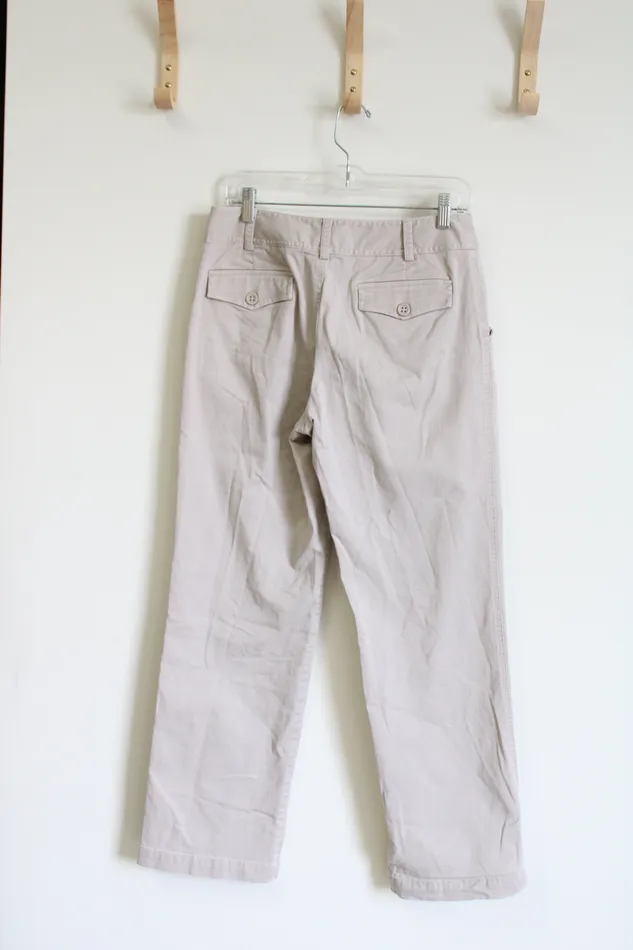 Rafaella Tan Khaki Pant 8 Rafaella Earrings