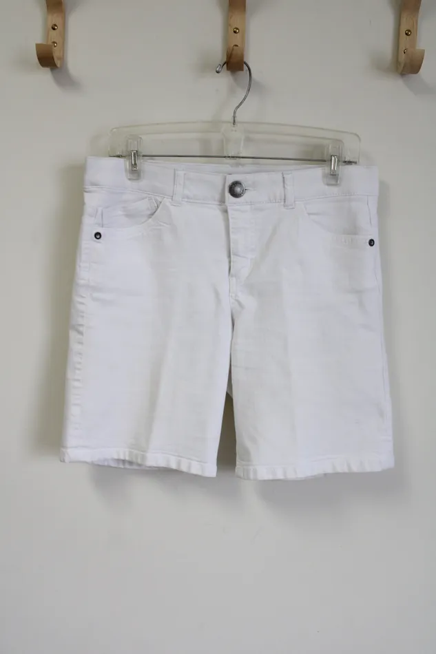Recreation Rings ReCreation White Denim Shorts 10