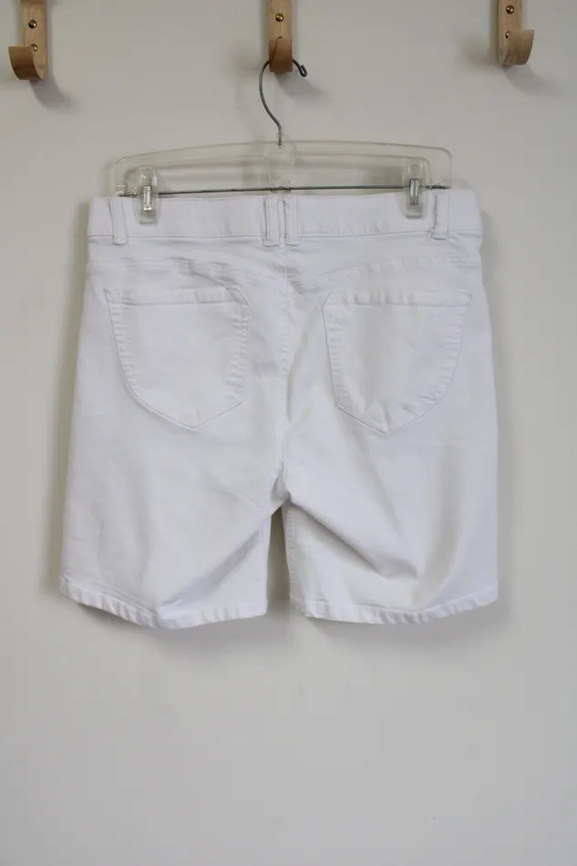 Recreation Rings ReCreation White Denim Shorts 10