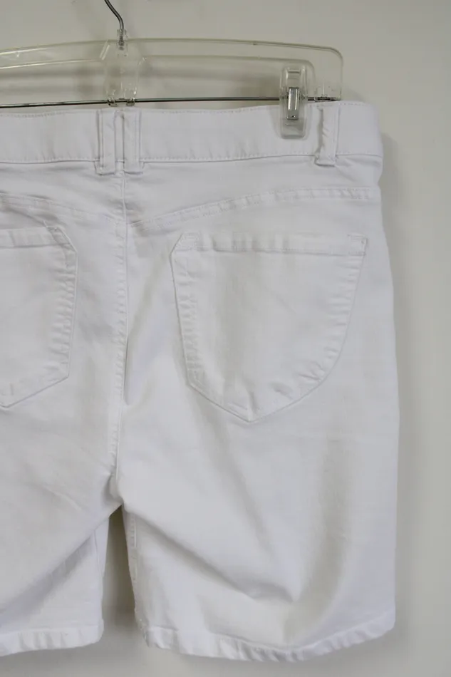 Recreation Rings ReCreation White Denim Shorts 10