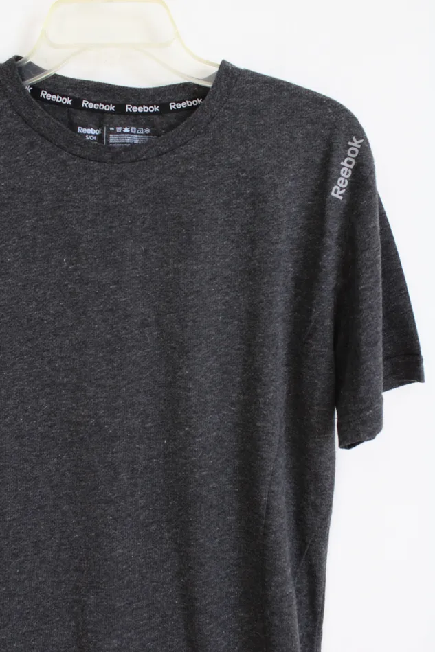 Reebok Earrings Reebok Gray Athletic Tee S