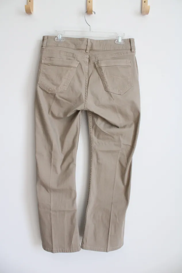 Riders Tan Bootcut Pants 10 Petite Lee Earrings