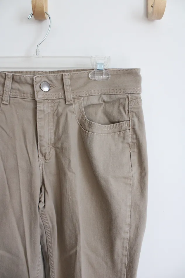 Riders Tan Bootcut Pants 10 Petite Lee Earrings