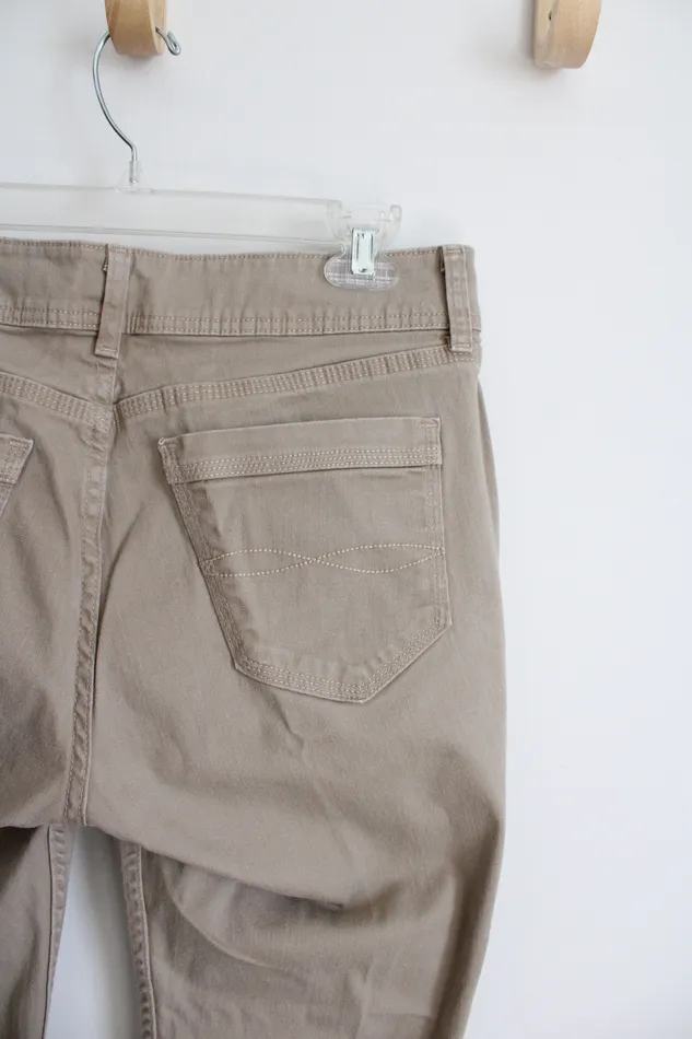Riders Tan Bootcut Pants 10 Petite Lee Earrings