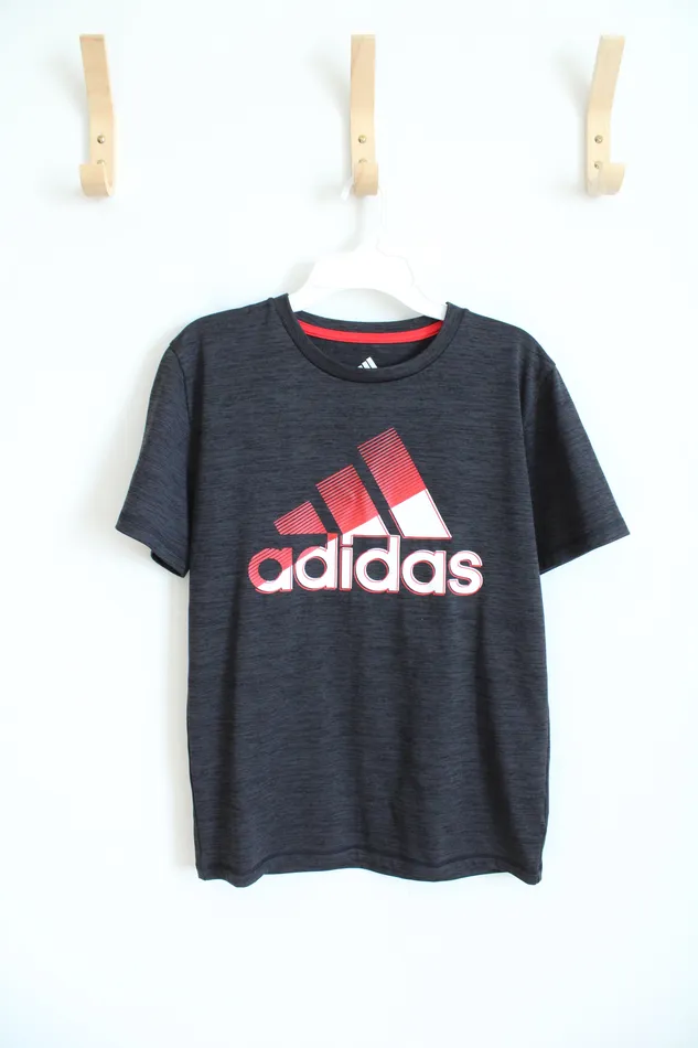 Rings Adidas Adidas Gray Red White Shirt Youth M 1012