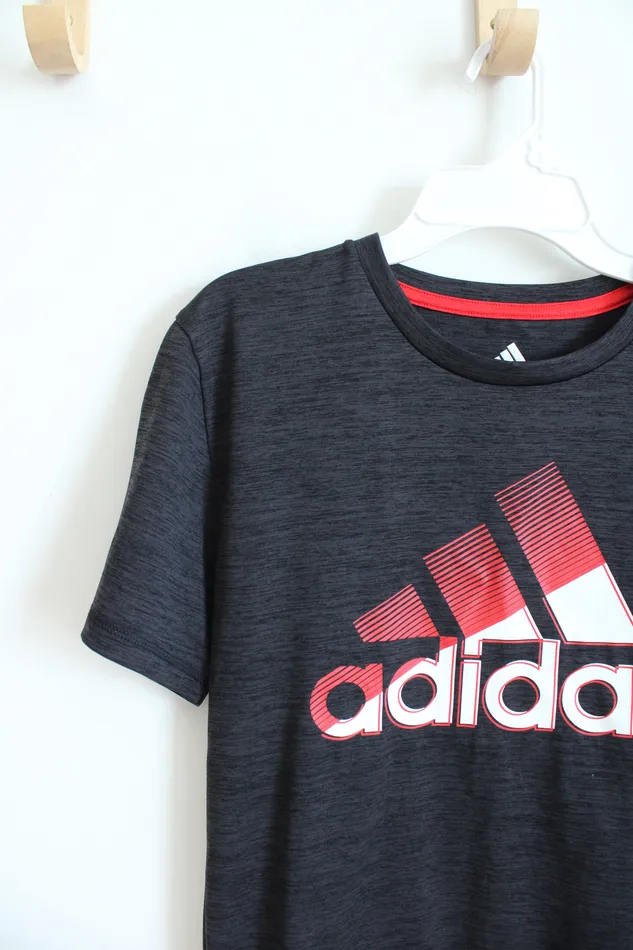 Rings Adidas Adidas Gray Red White Shirt Youth M 1012