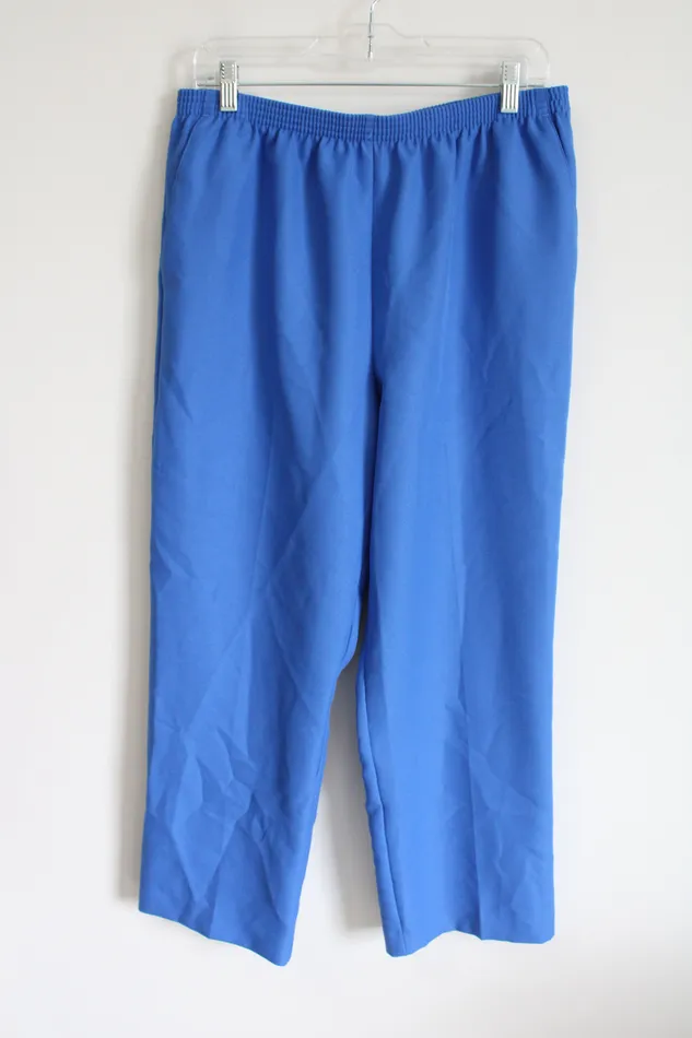 Rings Alfred Dunner Alfred Dunner Blue Trouser Pants 16 Petite