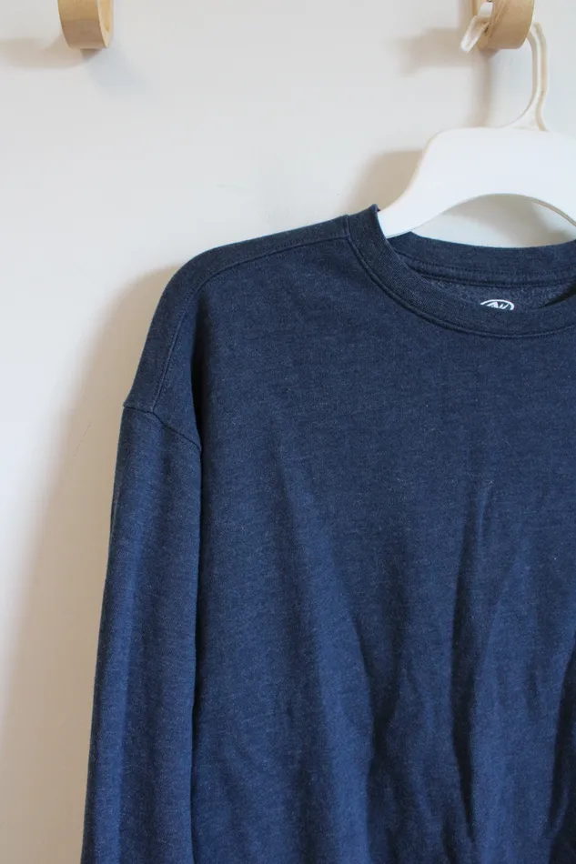 Rings Athletic Works Athletic Works Blue Fleece Lined Sweatshirt Youth XL 1416 Husky