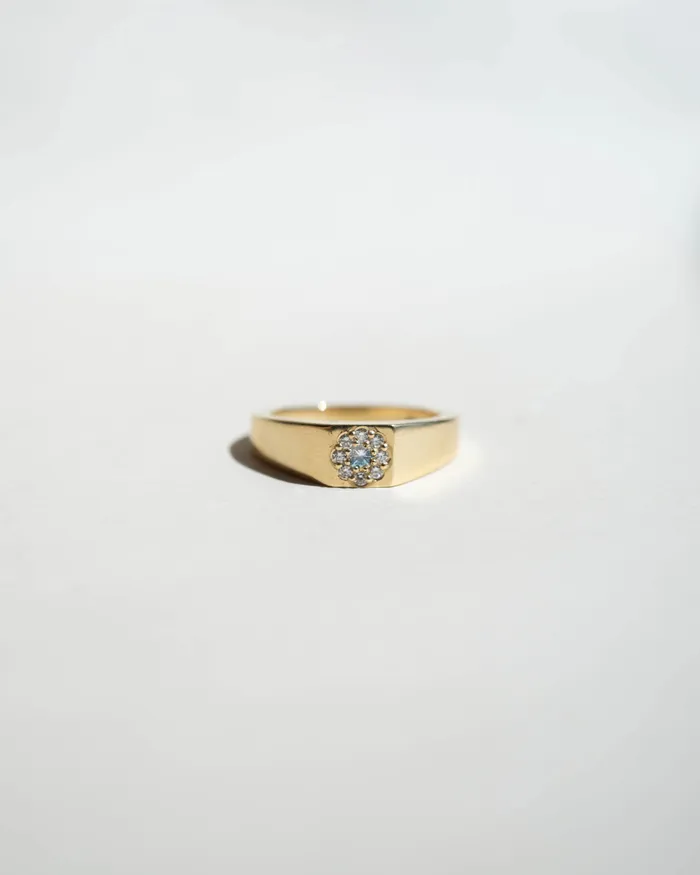 Rings Bellis Signet Ring Moonstone Foe Dear