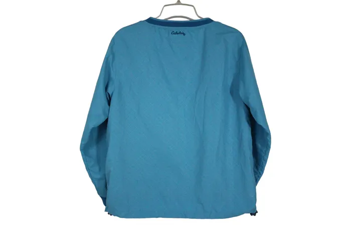 Rings Cabelas Cabelas Blue Windbreaker Sweatshirt M
