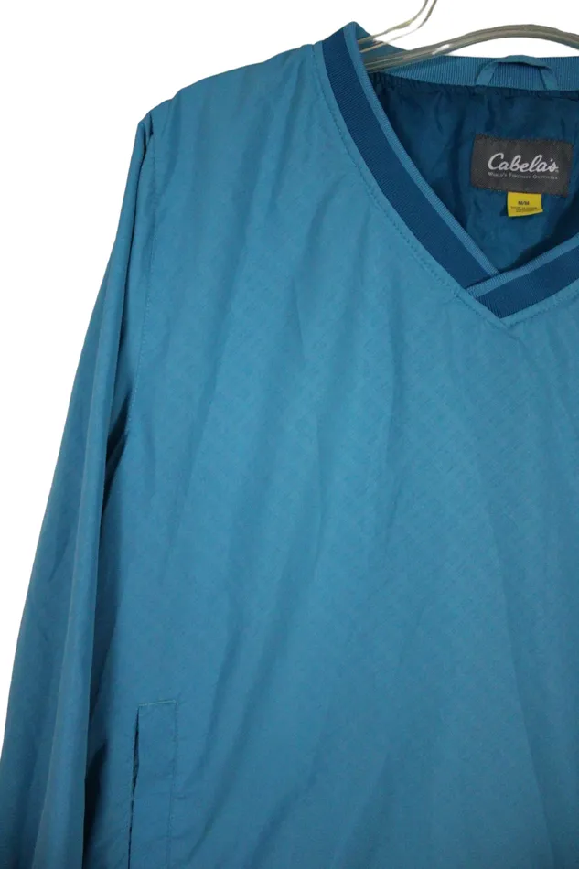 Rings Cabelas Cabelas Blue Windbreaker Sweatshirt M