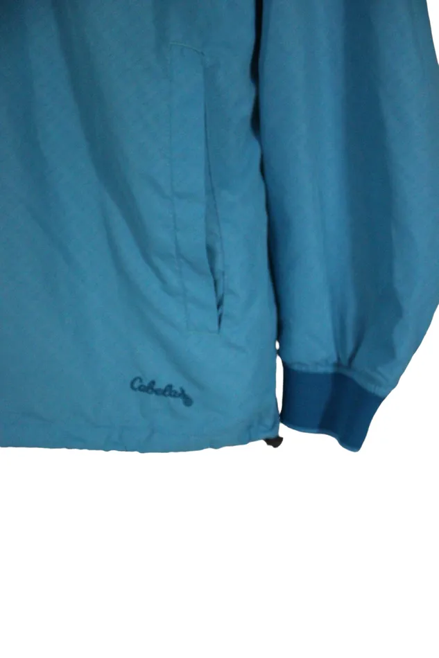 Rings Cabelas Cabelas Blue Windbreaker Sweatshirt M