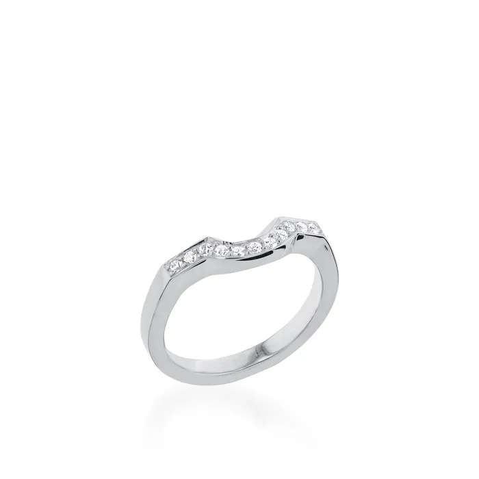 Rings Capri White Gold Engagement Ring John Atencio