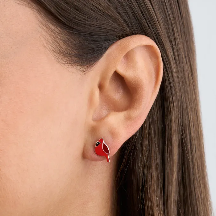 Rings Chadds Ford Jewelry Sterling Silver Cardinal Studs