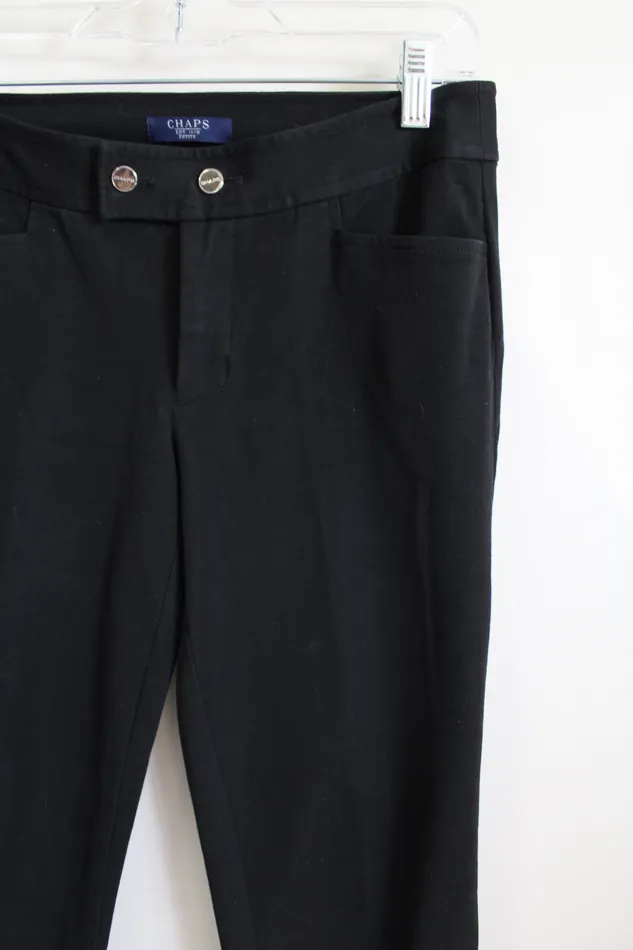 Rings Chaps Black Trouser 4 Petite Chaps