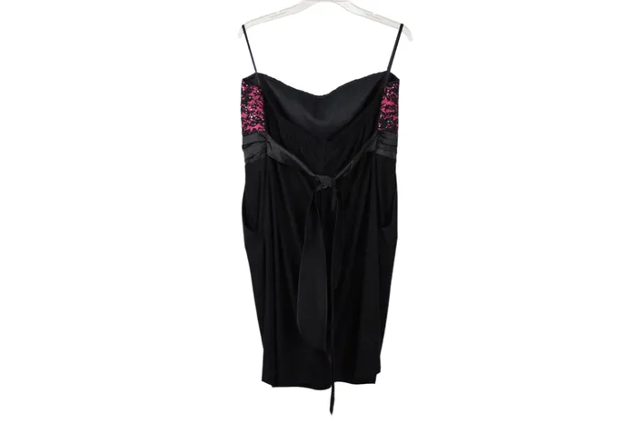Rings Deb NEW Deb Black Pink Sequin Dress 3X