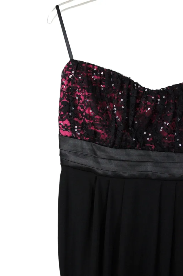 Rings Deb NEW Deb Black Pink Sequin Dress 3X
