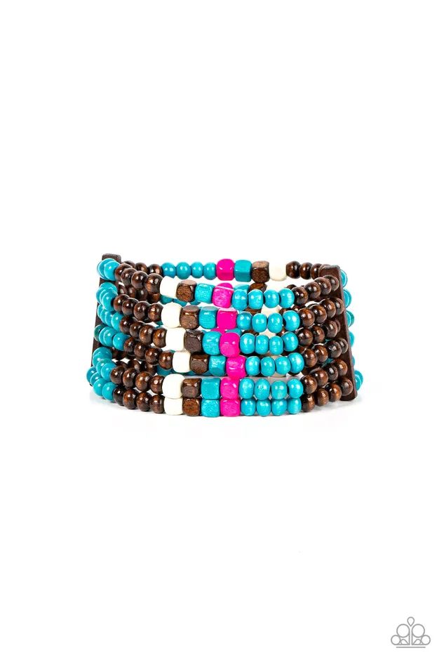 Rings Dive into Maldives Blue Paparazzi Accessories