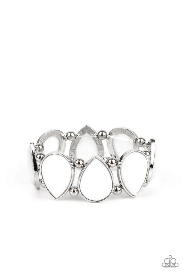 Rings Flamboyant Tease White Paparazzi Accessories