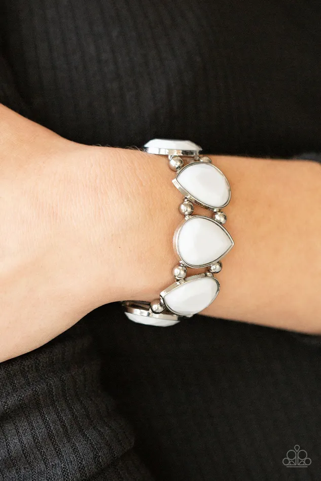 Rings Flamboyant Tease White Paparazzi Accessories