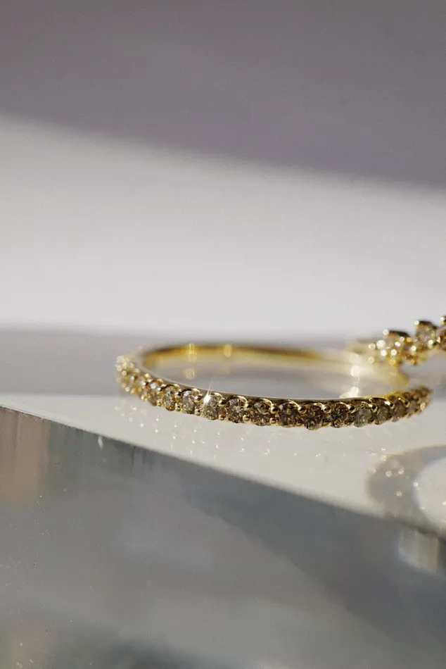 Rings Foe Dear Leilah Ring Champagne Diamonds