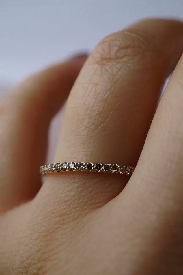 Rings Foe Dear Leilah Ring Champagne Diamonds
