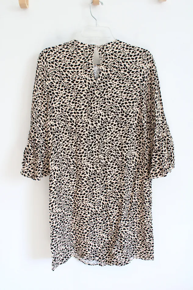 Rings HM HM Tan Black Spotted Dress 2
