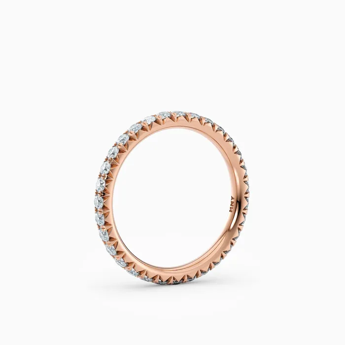 Rings Honey Jewelry Co 18mm French Cut Eternity Band