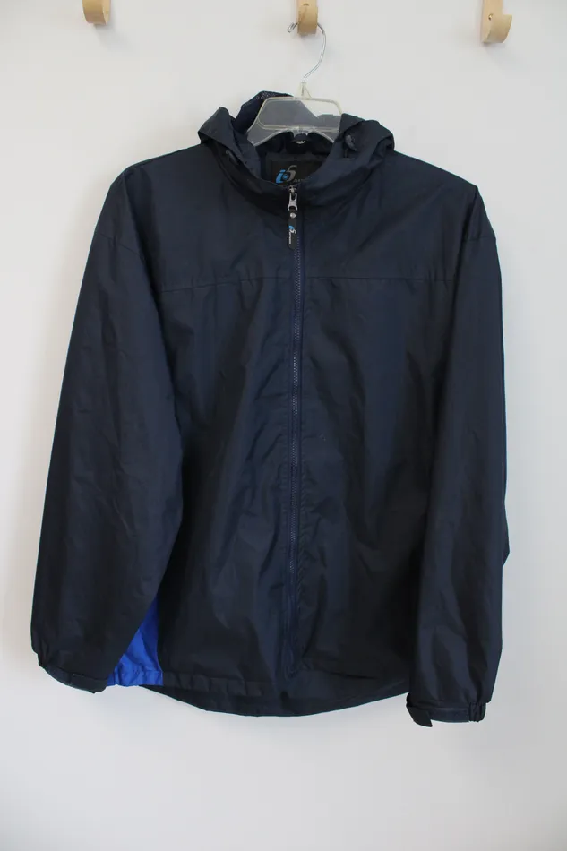 Rings I5 Apparel I5 Apparel Blue Windbreaker Jacket L