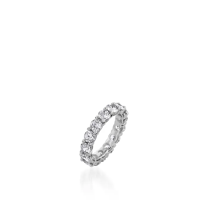Rings John Atencio 45Carat Round Lab Diamond Eternity Band