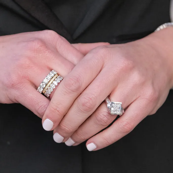 Rings John Atencio 45Carat Round Lab Diamond Eternity Band