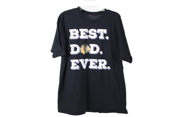 Rings Jubilee Thrift Best Dad Ever Black Tee XL