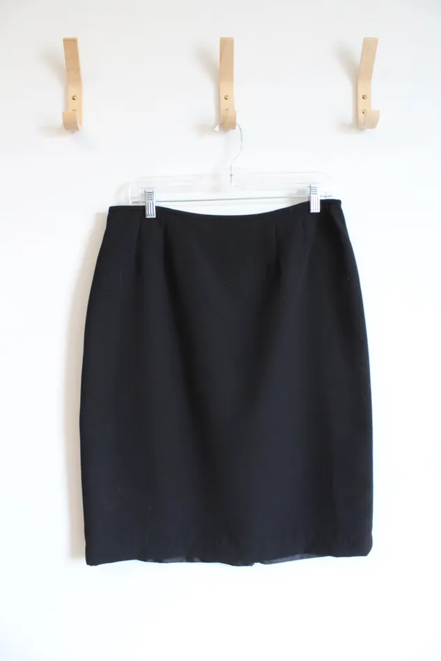 Rings Kasper Kasper Classics Black Pencil Skirt 12