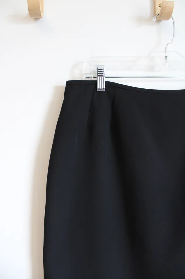 Rings Kasper Kasper Classics Black Pencil Skirt 12