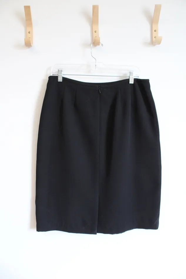 Rings Kasper Kasper Classics Black Pencil Skirt 12