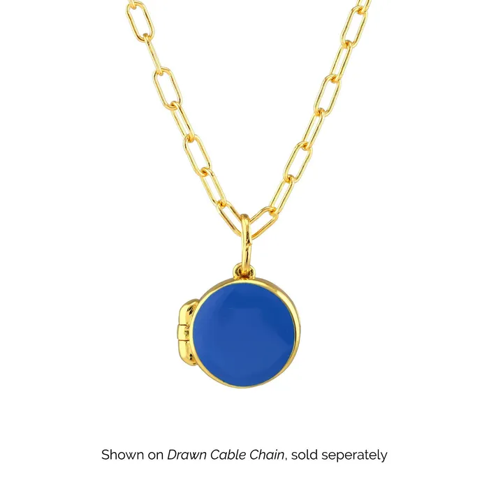 Rings Kris Nations Round Enamel Locket Charm