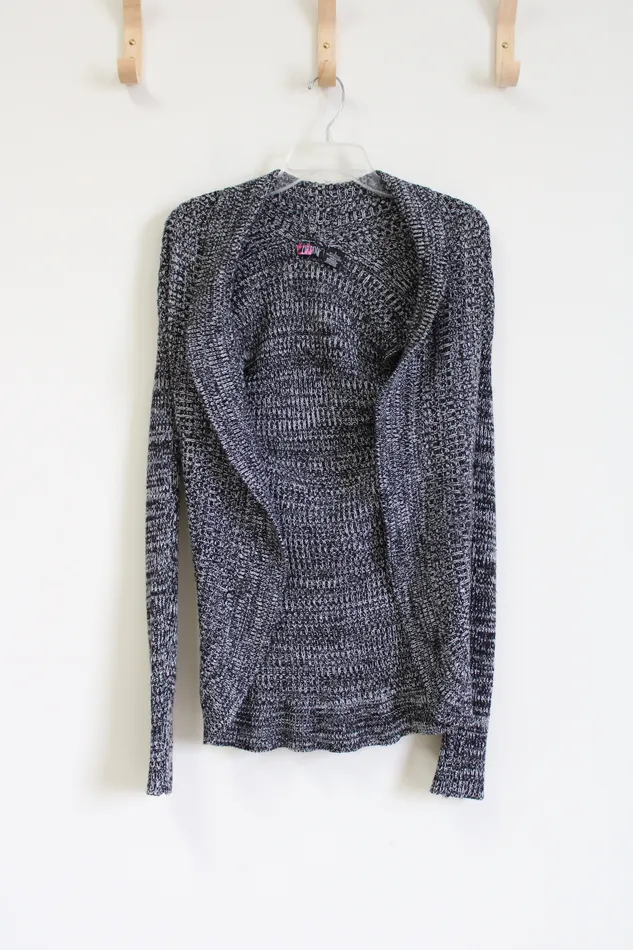 Rings Lipstick Lipstick Black Shimmer Knit Cardigan L