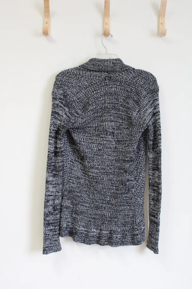 Rings Lipstick Lipstick Black Shimmer Knit Cardigan L