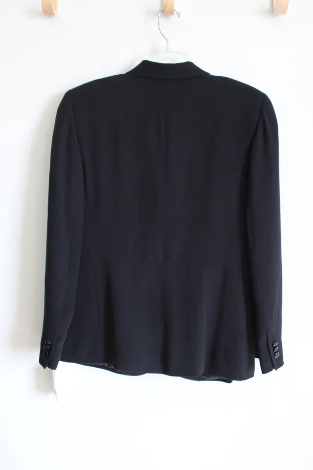 Rings Liz Claiborne NEW Liz Claiborne Twilight Frost Navy Blue Blazer 10
