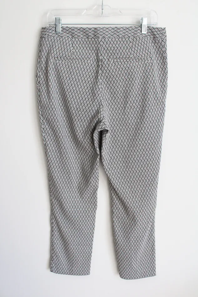 Rings Mario Serani Mario Serani Italy Black White Patterned Pant 10
