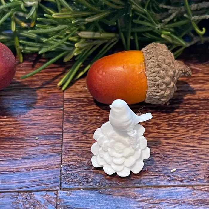 Rings Miniature Bird Figurine in three sizes Portraits by NC