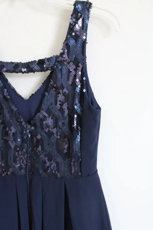Rings My Michelle My Michelle Blue Sequin Dress 5